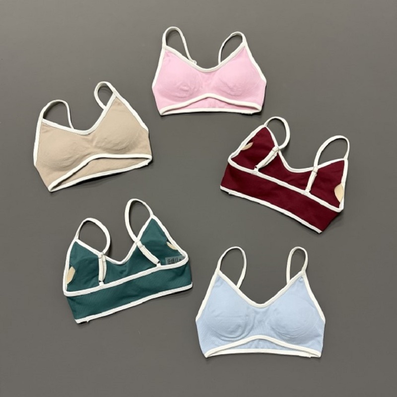 Crop Top Crochet - Sports Bra For Women Padded Wireless