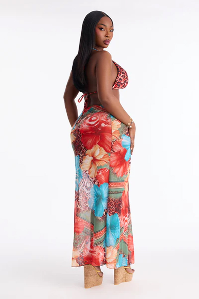 Women Plus Size Summer Boho Fl - Maxi Dress Halter のレビューと価格