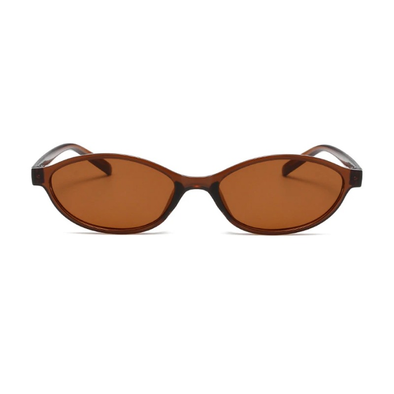 Retro Oval Frame Sunglasses Fa - Sunglasses Cat Eye のレビューと価格