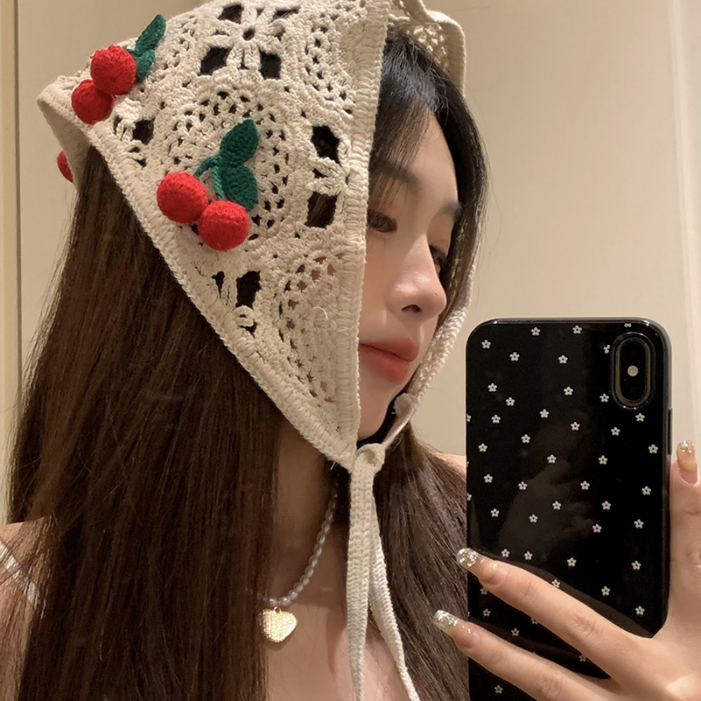 Knitted Triangle Headband Cute - Headband Summer Knit のレビューと価格