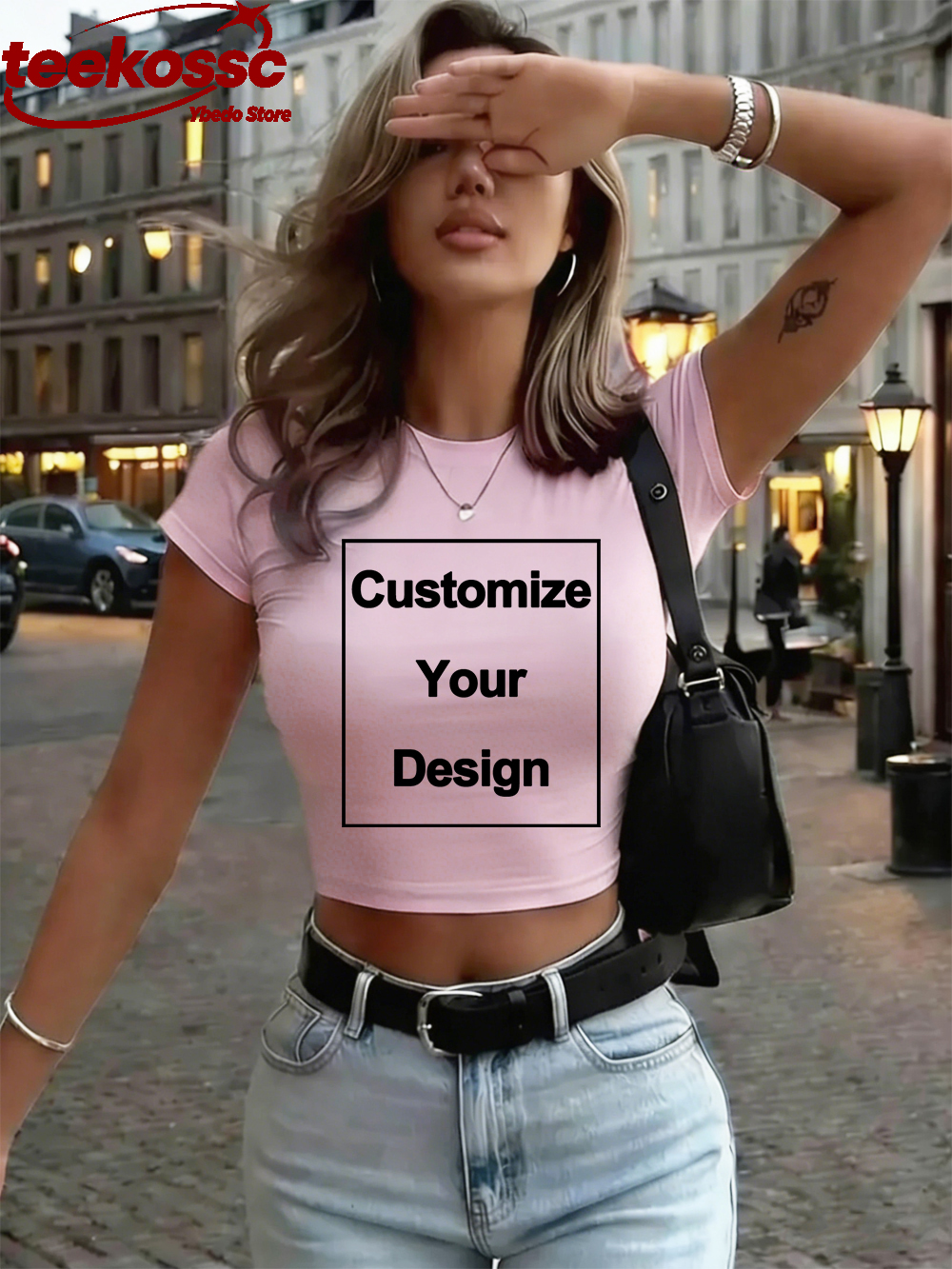 Custom Womens Cotton Crop Tops - Crop Top Crochet のレビューと価格