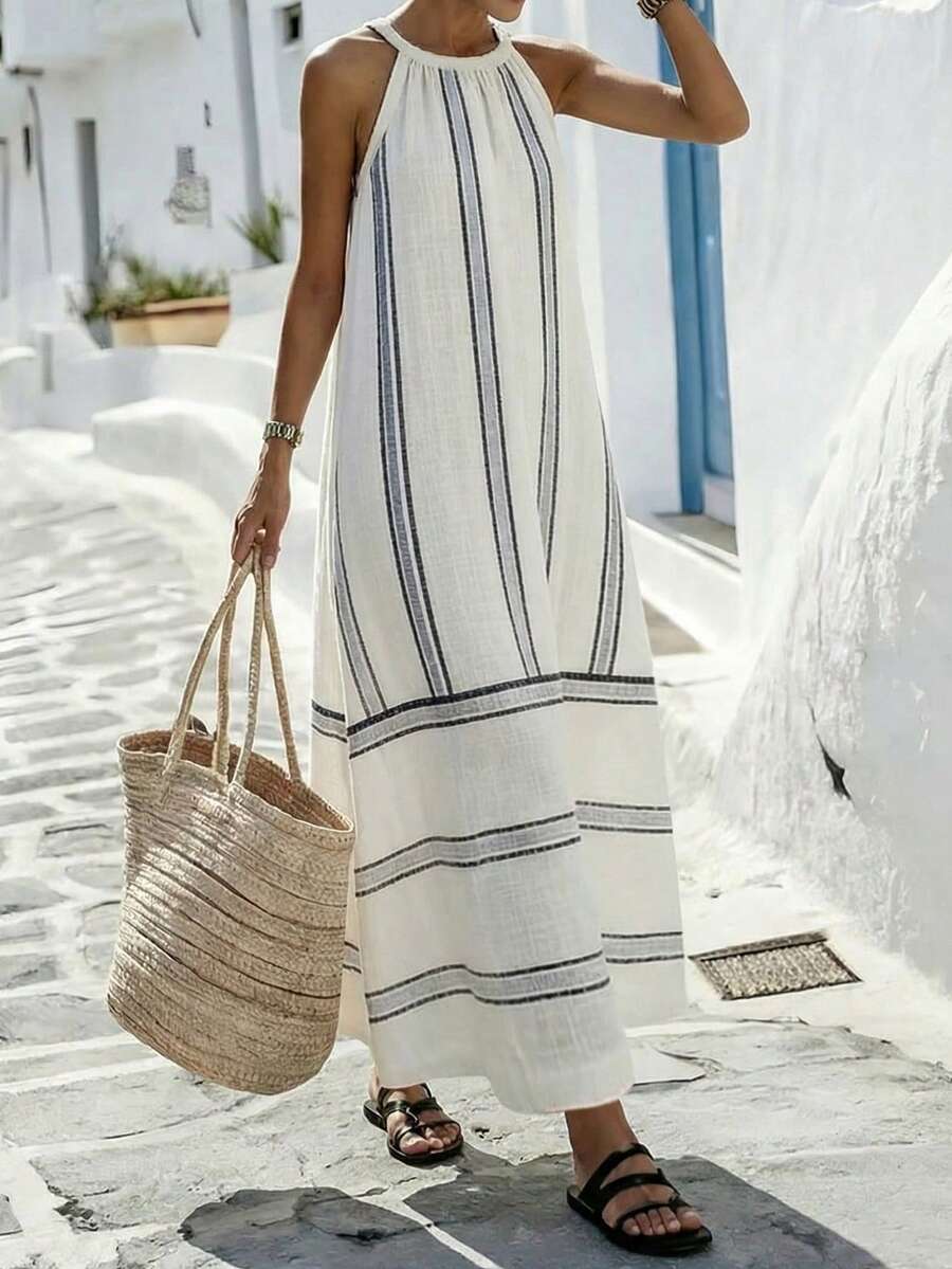 Women Sleeveless Halter Maxi D - Maxi Dress Halter のレビューと価格