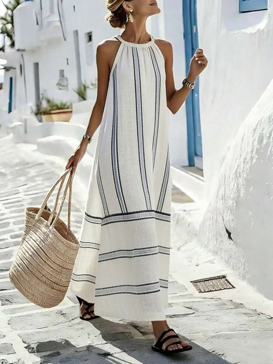Women Sleeveless Halter Maxi D - Maxi Dress Halter のレビューと価格