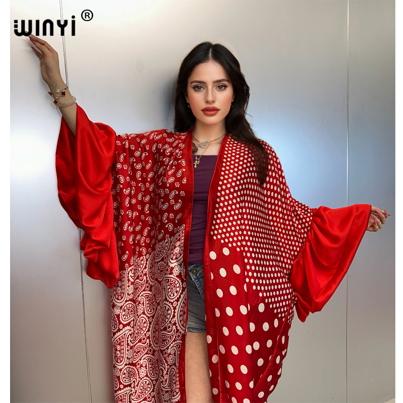 WINYI Summer Kimono party dres - Cover Up Kaftan のレビューと価格