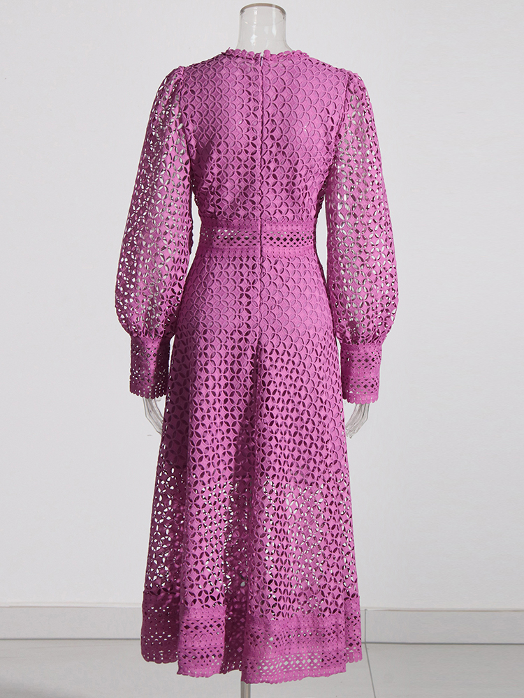 TWOTWINSTYLE Embroidery Cut Ou - Linen Dress Wrap のレビューと価格
