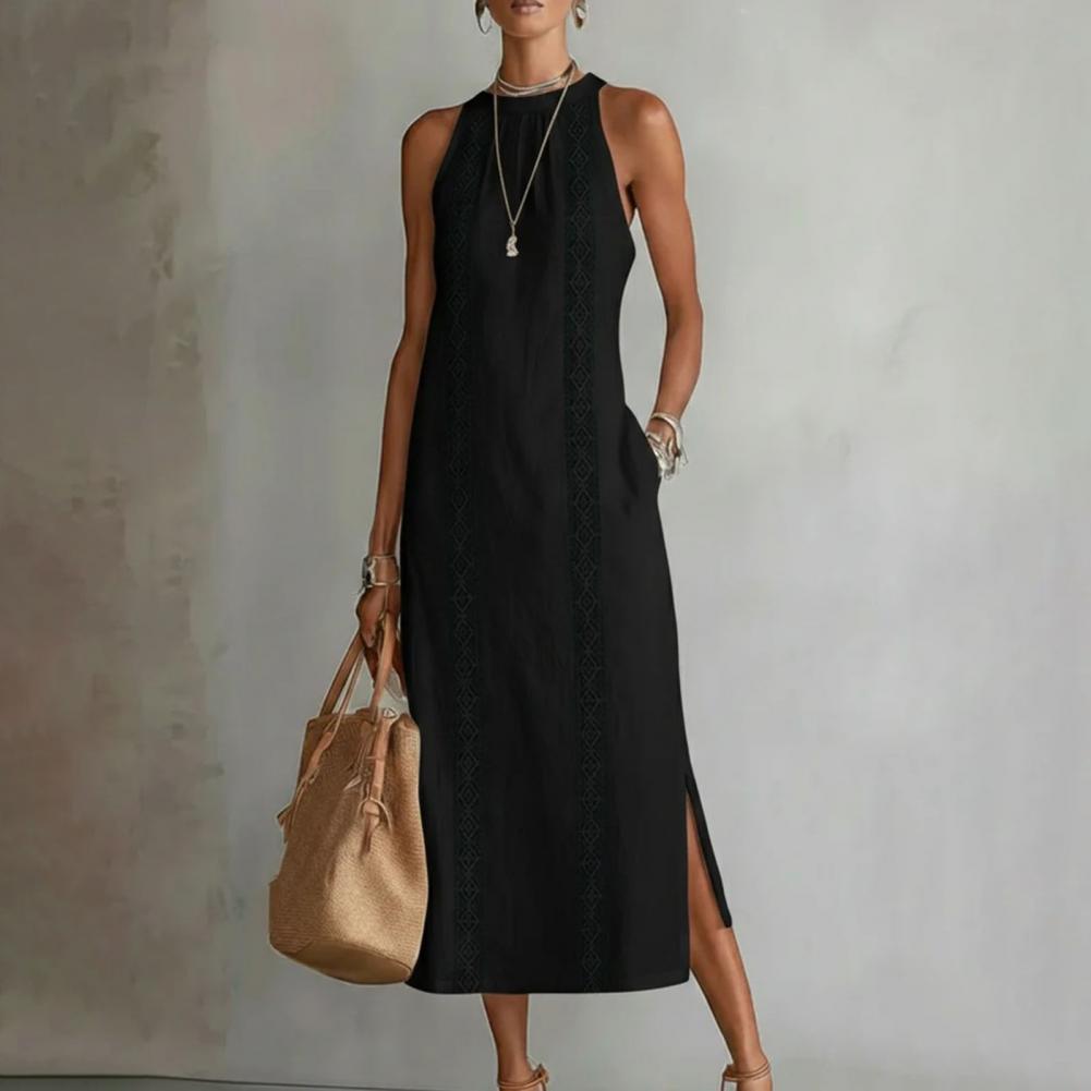 2026 Summer Dress for Women Sl - Linen Dress Wrap のレビューと価格
