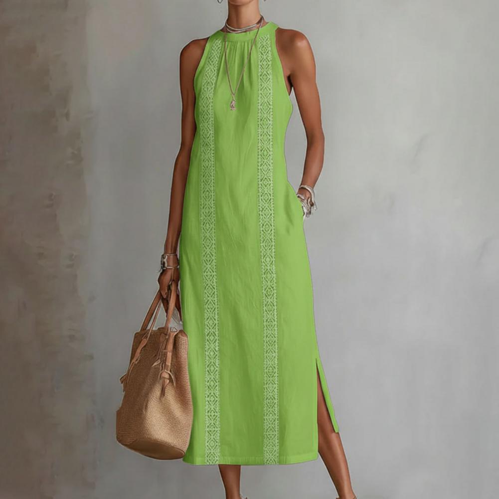 2026 Summer Dress for Women Sl - Linen Dress Wrap のレビューと価格