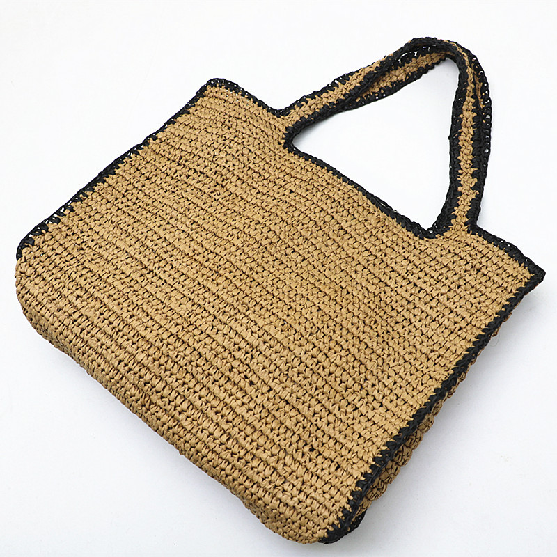 Straw Woven Tote Bags for Wome - Crochet Bag Raffia のレビューと価格