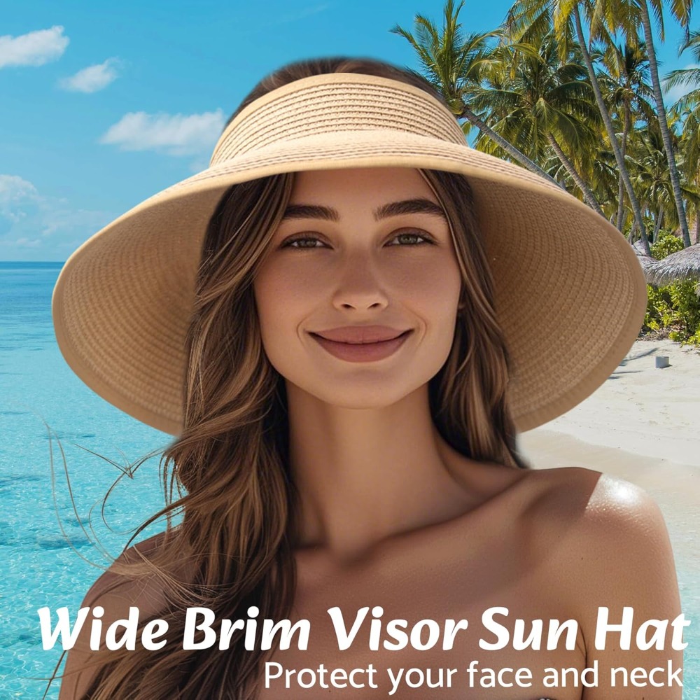 Women Wide Brim Straw Beach Ha - Hat Floppy Wide のレビューと価格