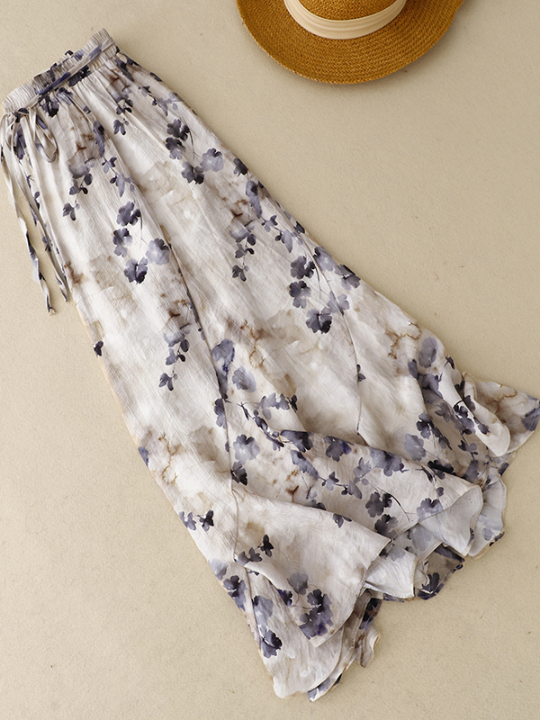 Floral A-Line Skirt Women's El - Midi Skirt Floral のレビューと価格