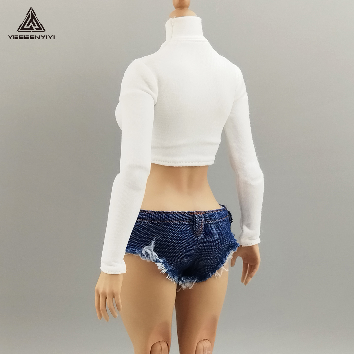 1/6 Scale Distressed Denim Min - Shorts Denim Frayed のレビューと価格