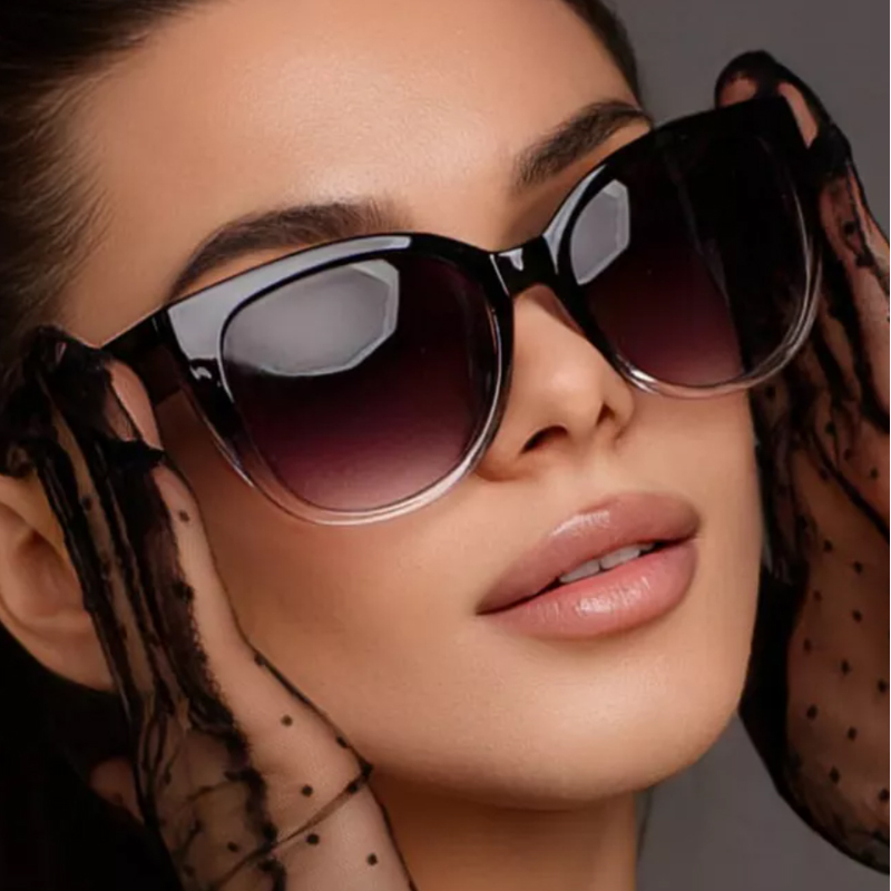 Retro Fashion Cat Eye Sunglass - Sunglasses Cat Eye のレビューと価格