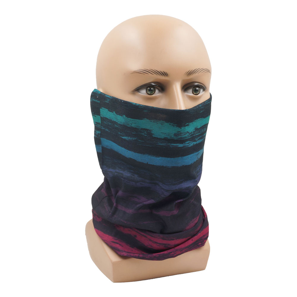 Tie-Dye Stripes Pattern Neckch - Headband Summer Knit のレビューと価格