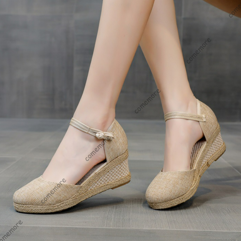 Comemore Sandals High Heel Sum - Wedge Espadrille Women のレビューと価格