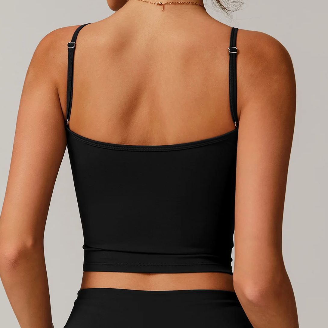 Breathable Sports Bra Fitness  - Crop Top Crochet のレビューと価格