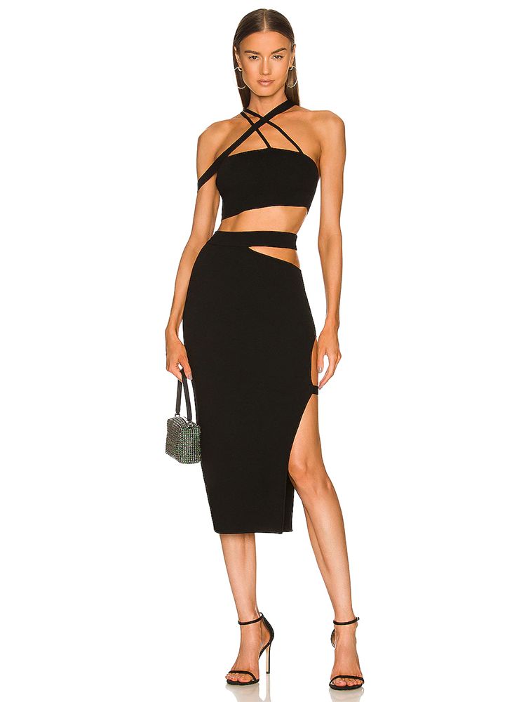 Women's Bandage Suit 2022 Summ - Crop Top Crochet のレビューと価格