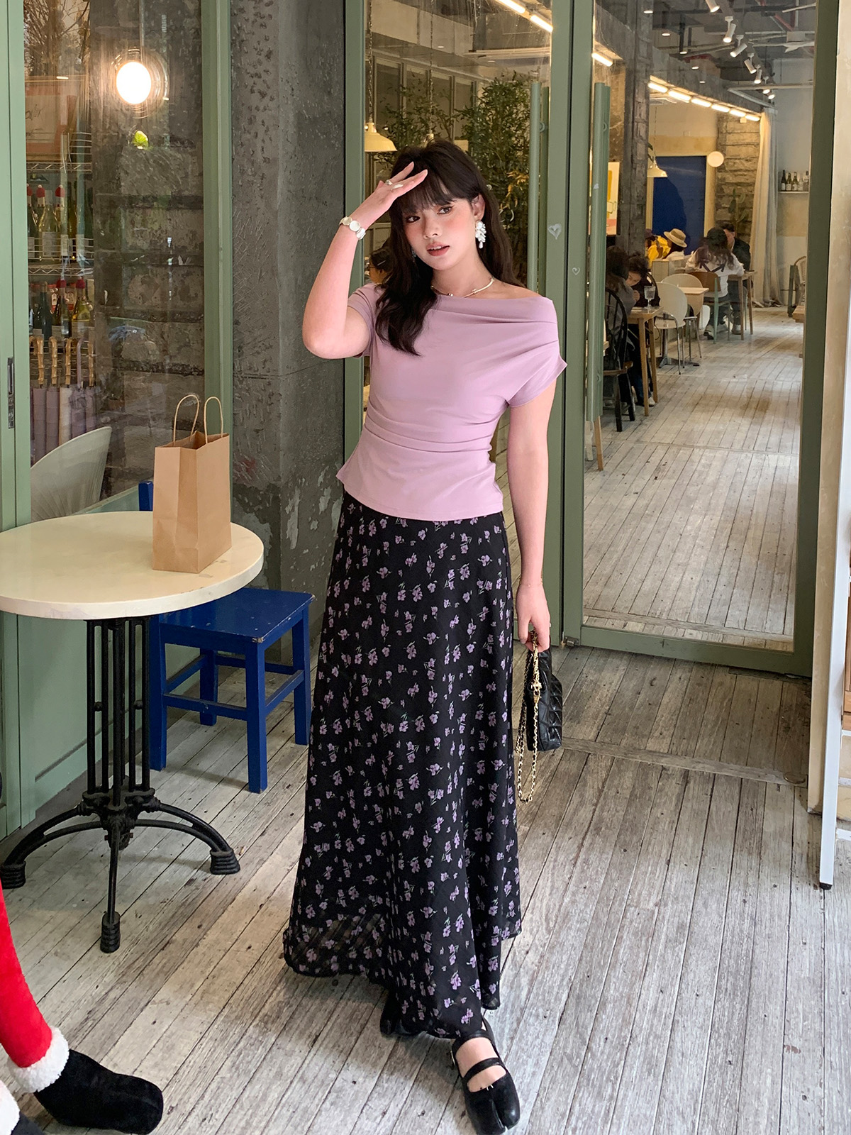 MaLuuuuuu plus Size Women's Fl - Midi Skirt Floral のレビューと価格