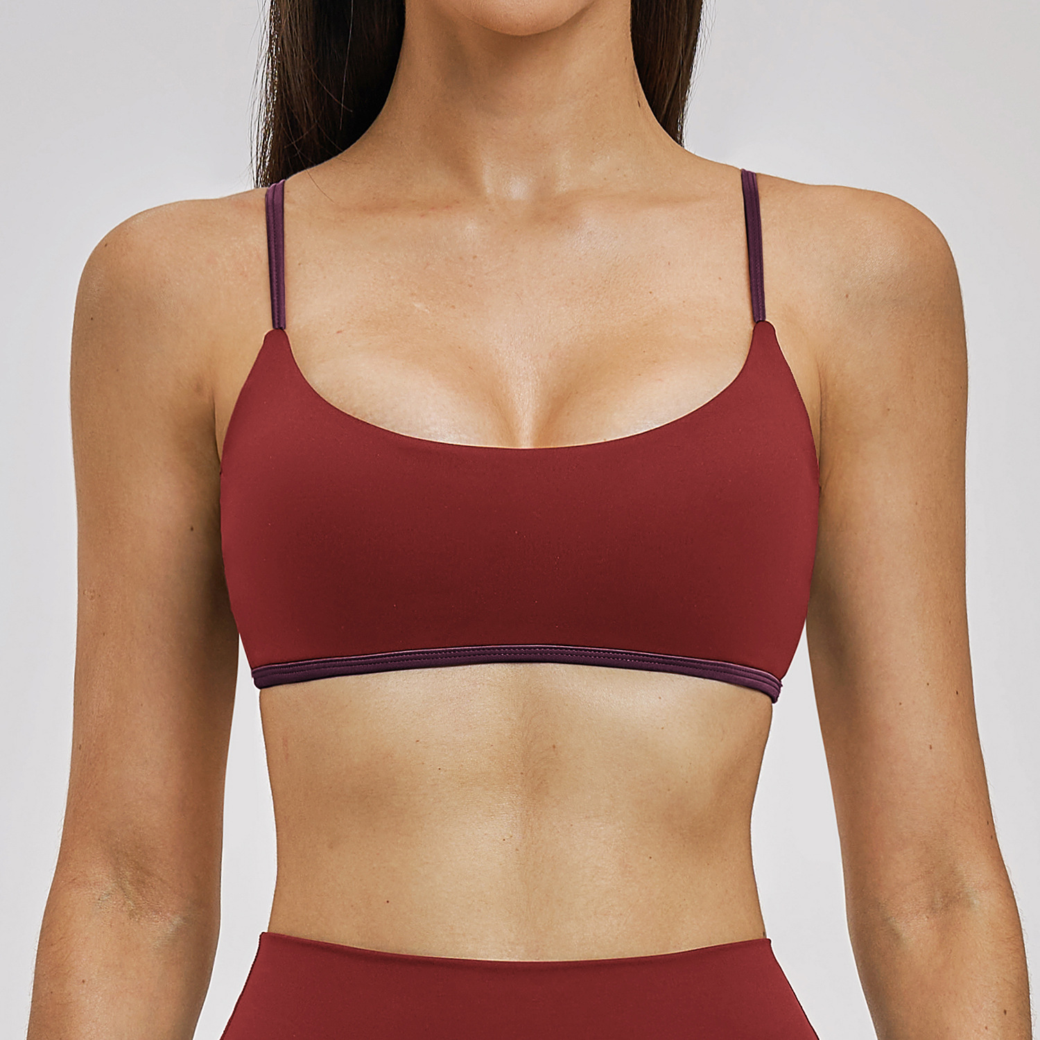 Sexy Women Sports Bra Push Up  - Bralette Triangle Set のレビューと価格