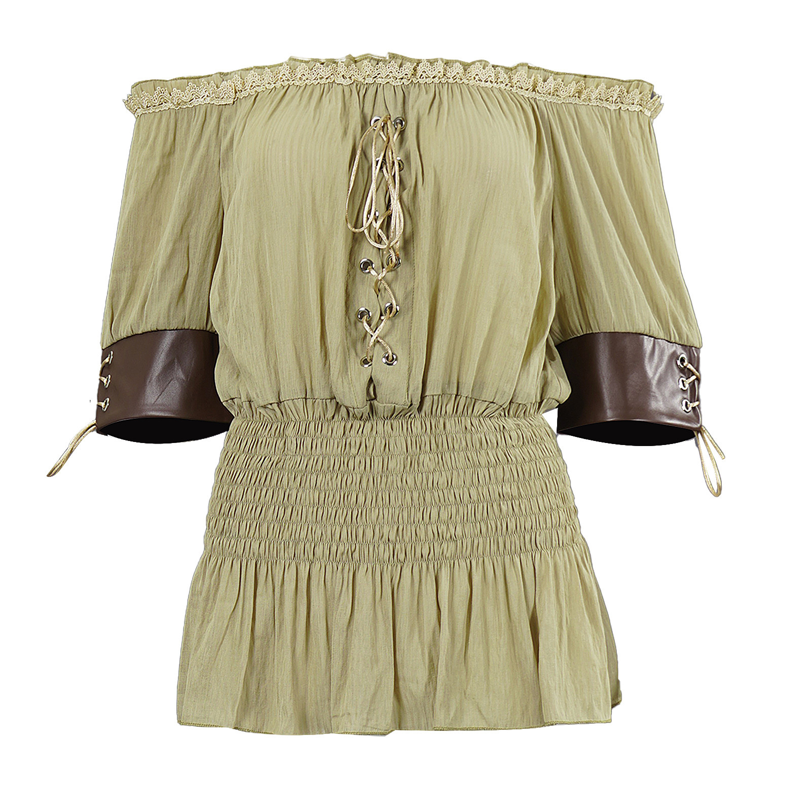 Women's Renaissance Pirate Blo - Blouse Off Shoulder のレビューと価格