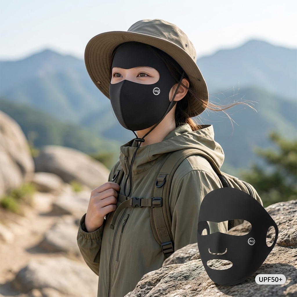 Ice Silk Sun Protection Mask F - Headband Summer Knit のレビューと価格