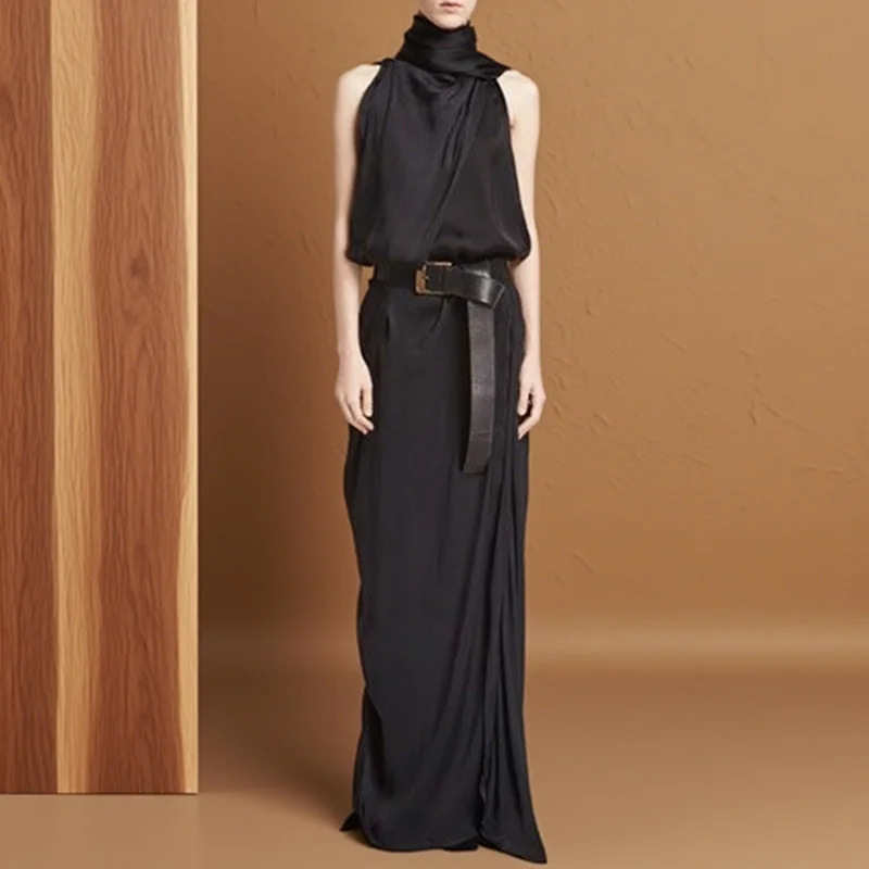 2026 Spring Summer Elegant Hal - Maxi Dress Halter のレビューと価格