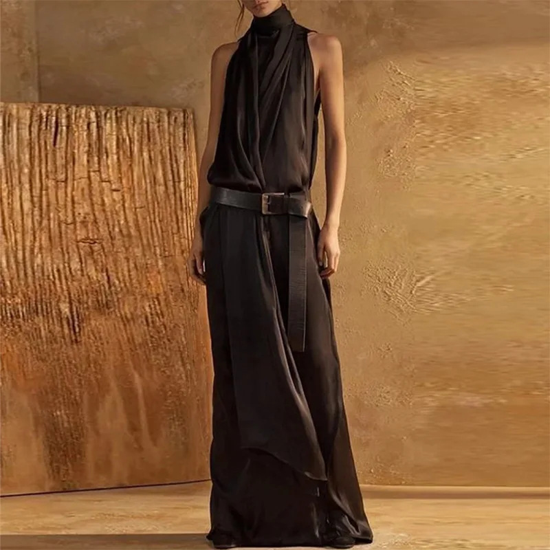 2026 Spring Summer Elegant Hal - Maxi Dress Halter のレビューと価格