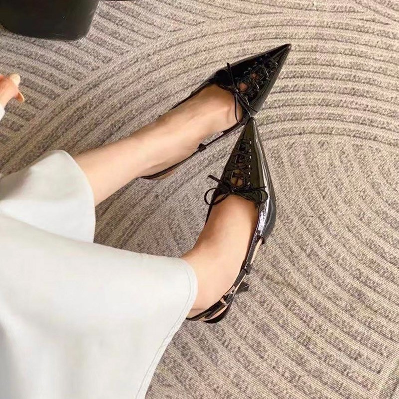 European-style Pointed-toe, Sl - Sandal Strappy Heeled のレビューと価格
