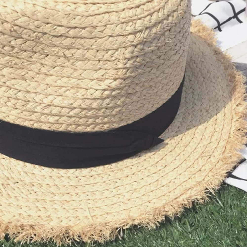 new Wide Brim Raffia Sun Hat f - Hat Floppy Wide のレビューと価格