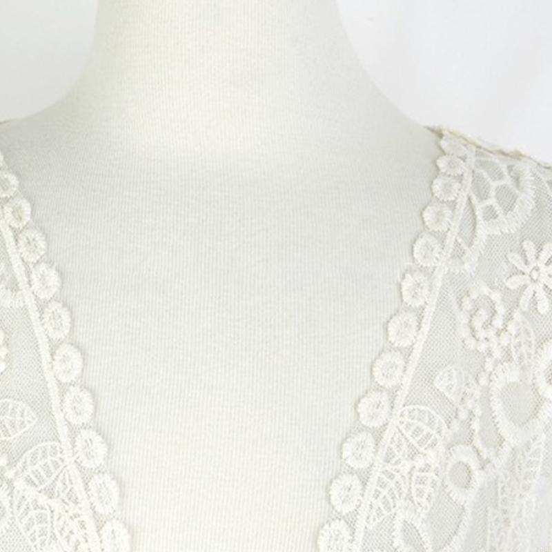 Women Lace Open Front Kimono C - Kimono Sheer Floral のレビューと価格