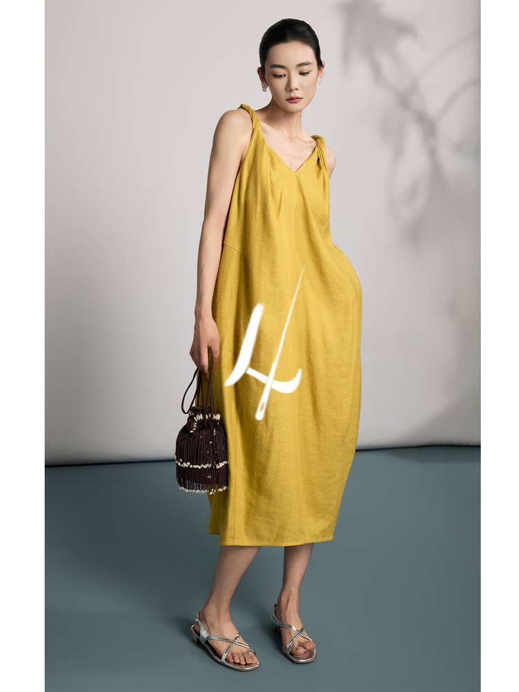 Natural Linen Summer New Style - Linen Dress Wrap のレビューと価格