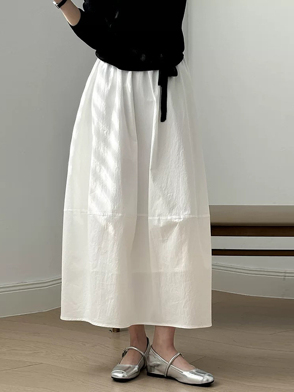 High Waist A-Line Midi Skirt L - Midi Skirt Floral のレビューと価格