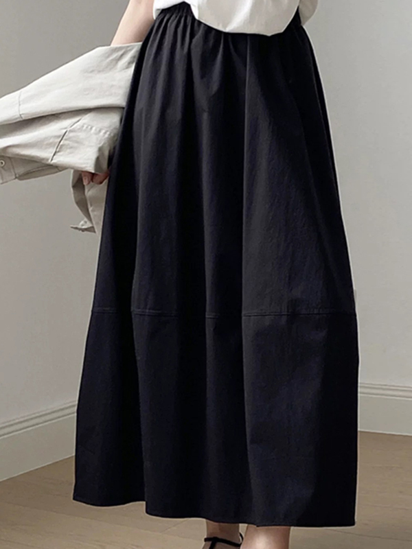 High Waist A-Line Midi Skirt L - Midi Skirt Floral のレビューと価格