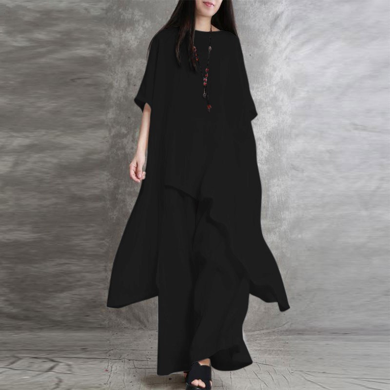 Women's Cotton Linen 2-piece S - Linen Pant Wide のレビューと価格