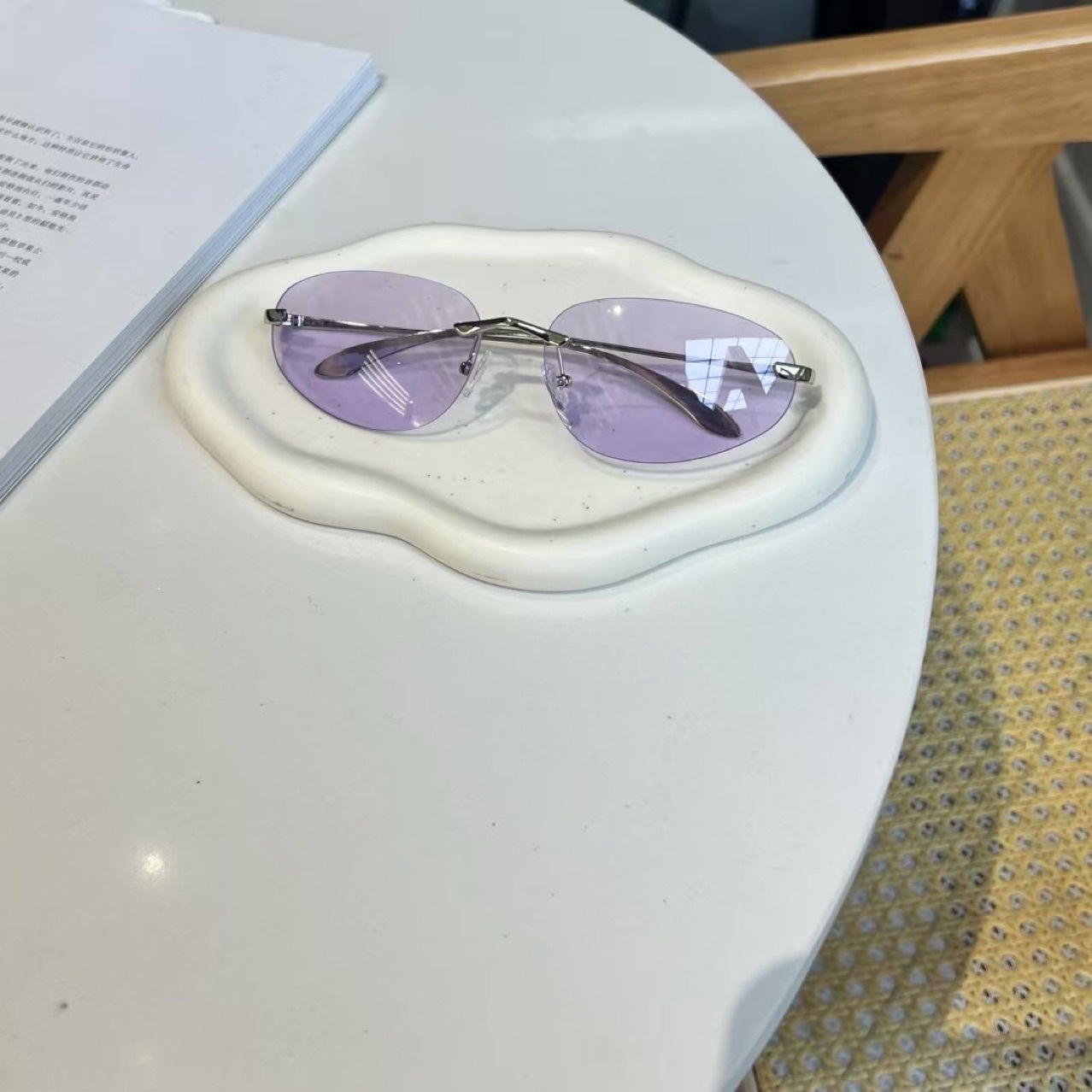 UV400 Rimless Shades, Cat Eye  - Sunglasses Cat Eye のレビューと価格