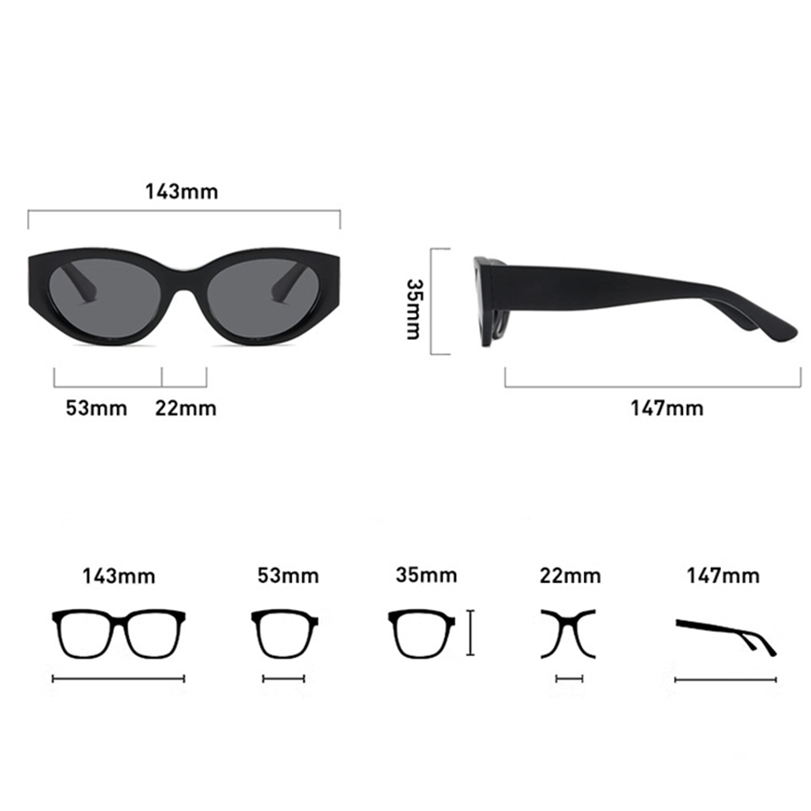Women Men Classic Cat-Eye Pola - Sunglasses Cat Eye のレビューと価格