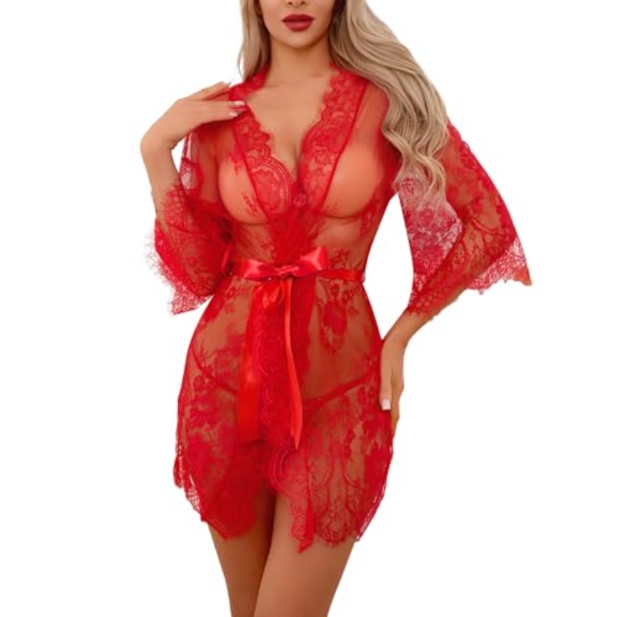 Narcisse Women's Floral Lace K - Kimono Sheer Floral のレビューと価格