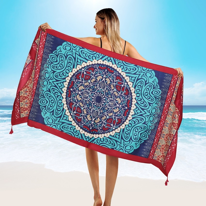 2018 New 90x180cm Twill cotton - Cover Up Kaftan のレビューと価格