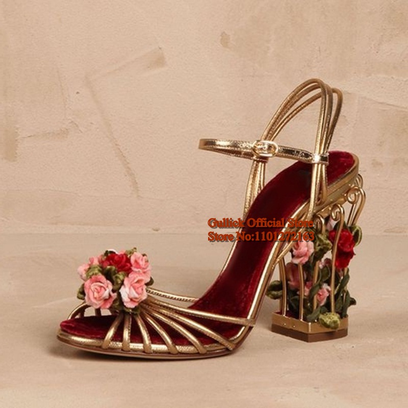 Luxury Bird Cage Women Sandals - Sandal Strappy Heeled のレビューと価格