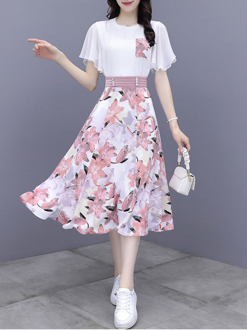 Women's Suits Summer 2022 New  - Romper Floral Print のレビューと価格