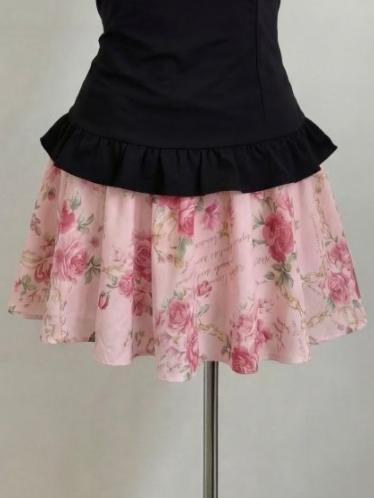 Women's Sweet Floral Print Two - Romper Floral Print のレビューと価格