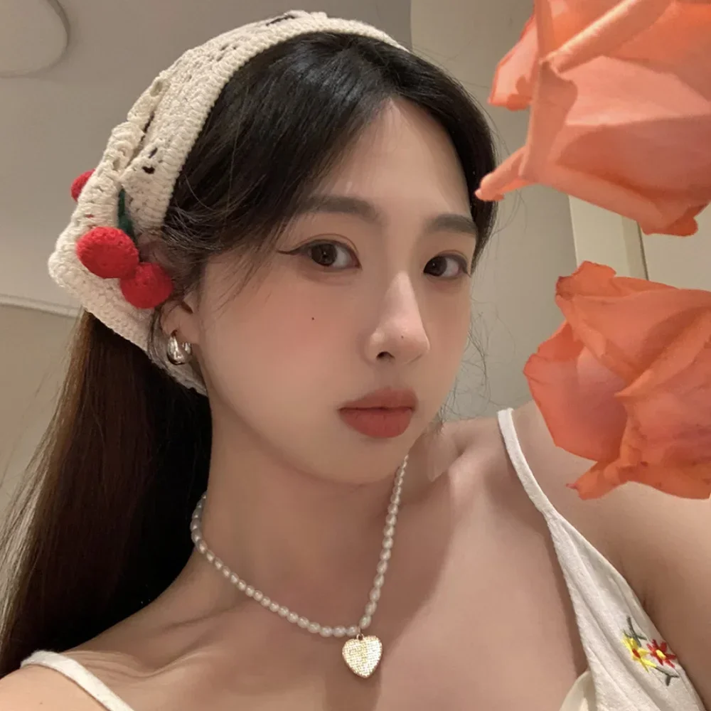 Sweet French Pastoral Style Tr - Headband Summer Knit のレビューと価格