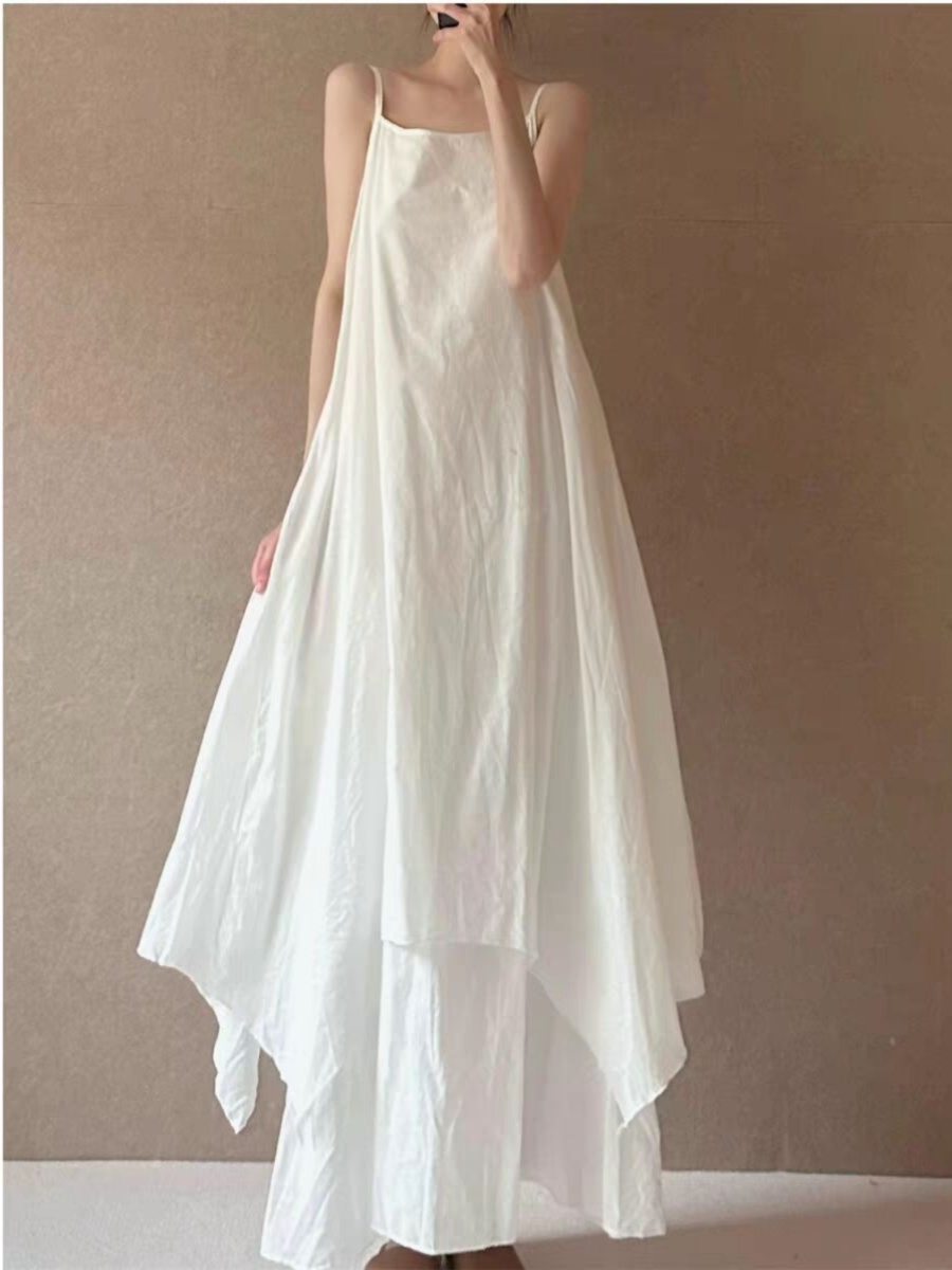 Stylish Large Size Cotton Line - Linen Dress Wrap のレビューと価格