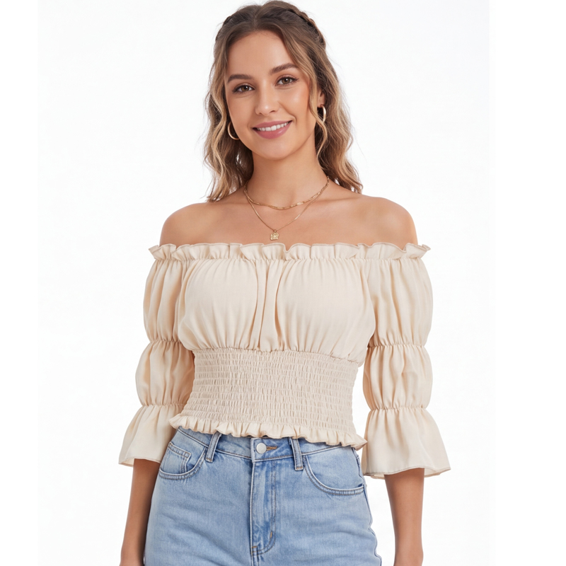 Renaissance Blouse Women Top w - Blouse Off Shoulder のレビューと価格