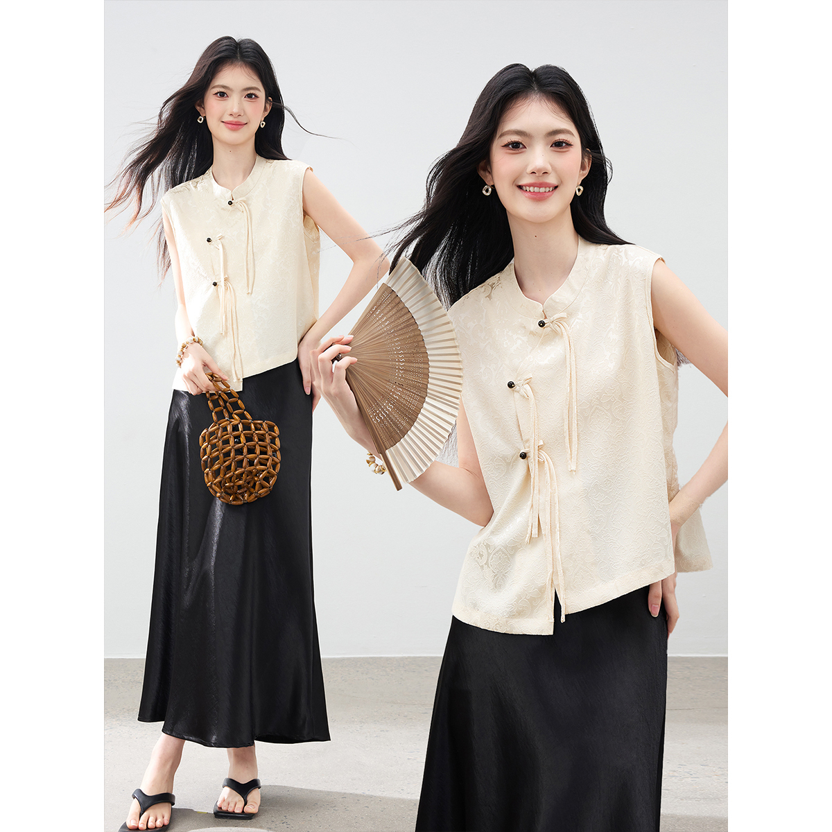 VIMLY's Women's Summer Suit 20 - Midi Skirt Floral のレビューと価格
