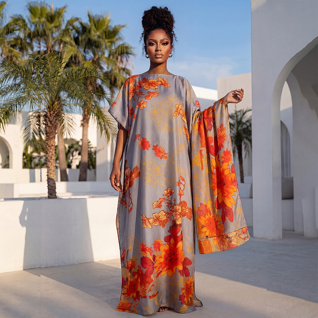 Summer Fashion African Shawl F - Romper Floral Print のレビューと価格