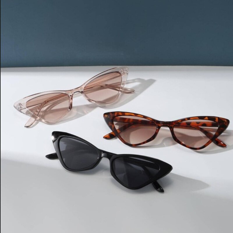 3 Pairs Per Set Small Cat Eye  - Sunglasses Cat Eye のレビューと価格