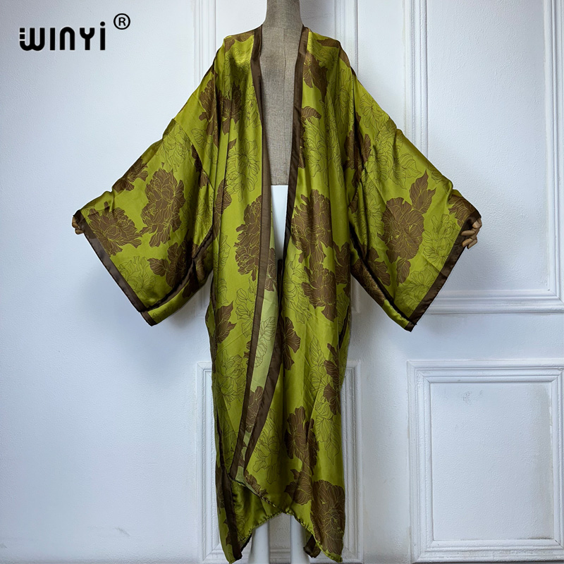 WINYI Africa boho print Kimono - Cover Up Kaftan のレビューと価格