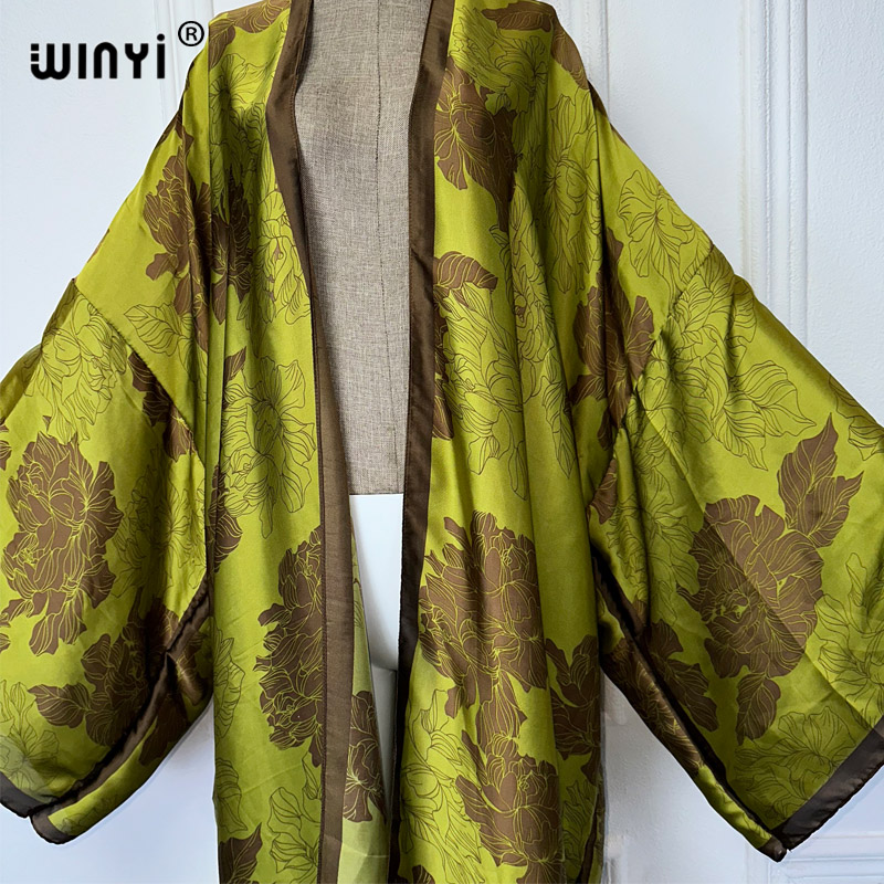 WINYI Africa boho print Kimono - Cover Up Kaftan のレビューと価格
