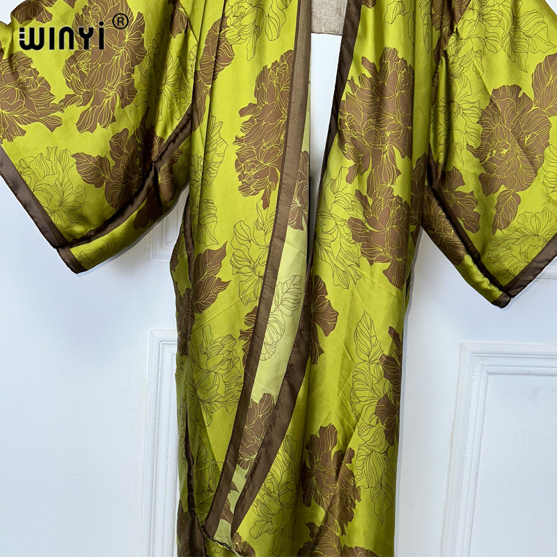 WINYI Africa boho print Kimono - Cover Up Kaftan のレビューと価格