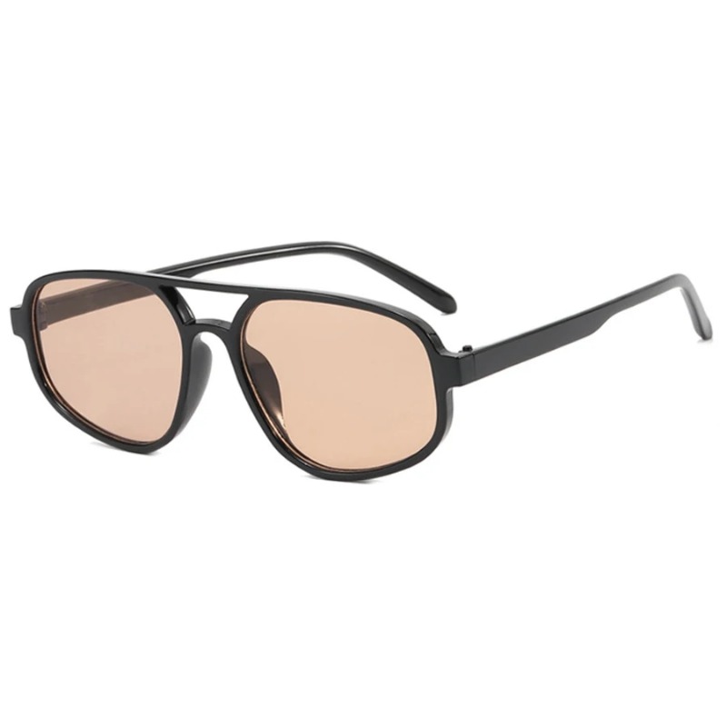 New Retro Double Bridge Sungla - Sunglasses Cat Eye のレビューと価格